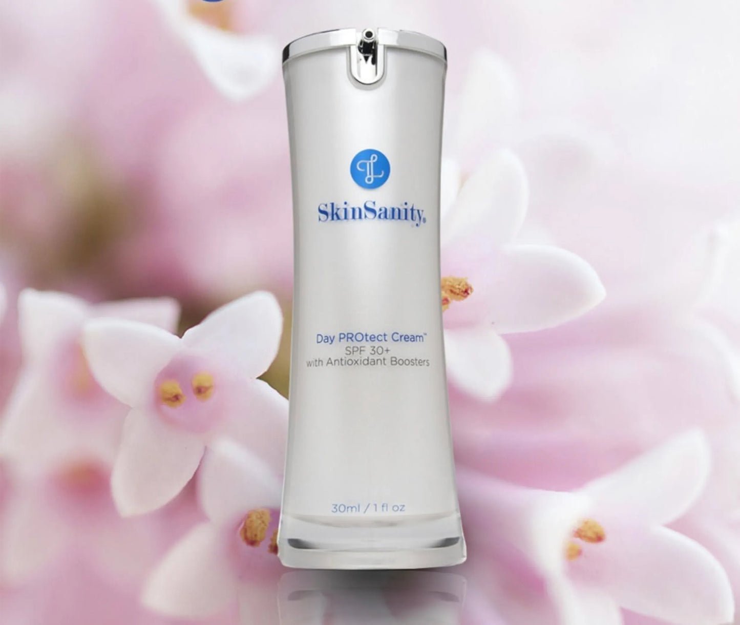 SkinSanity Day PROtect Cream - Antioxidant Moisturizer with SPF 30 1 oz