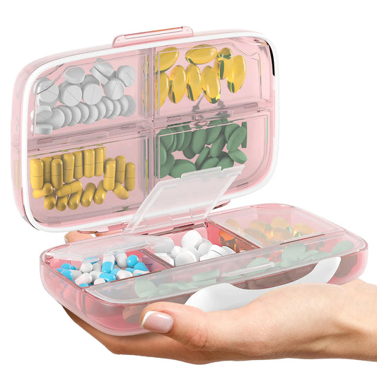 Pill Organizer Airtight Pill Box - Pack Of: 1 | Brand: Bexeen | Size: ONE