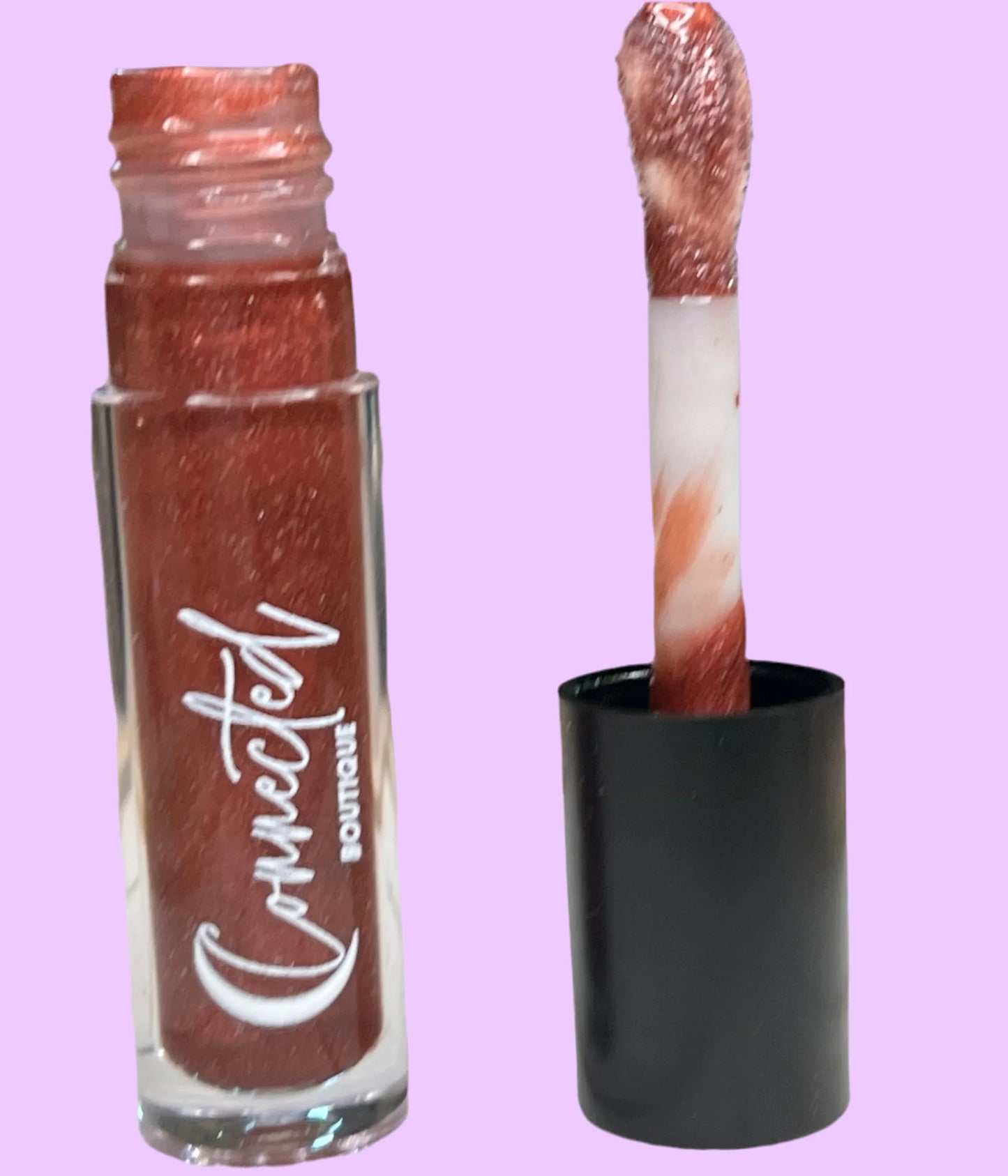 Brownie- lip gloss rich reddish brown