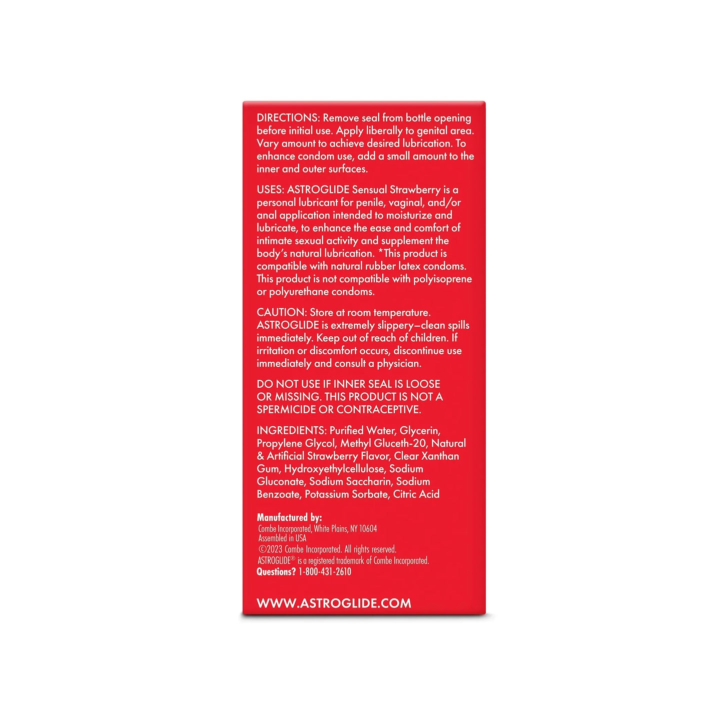 ASTROGLIDE STRAWBERRY 2.5 OZ