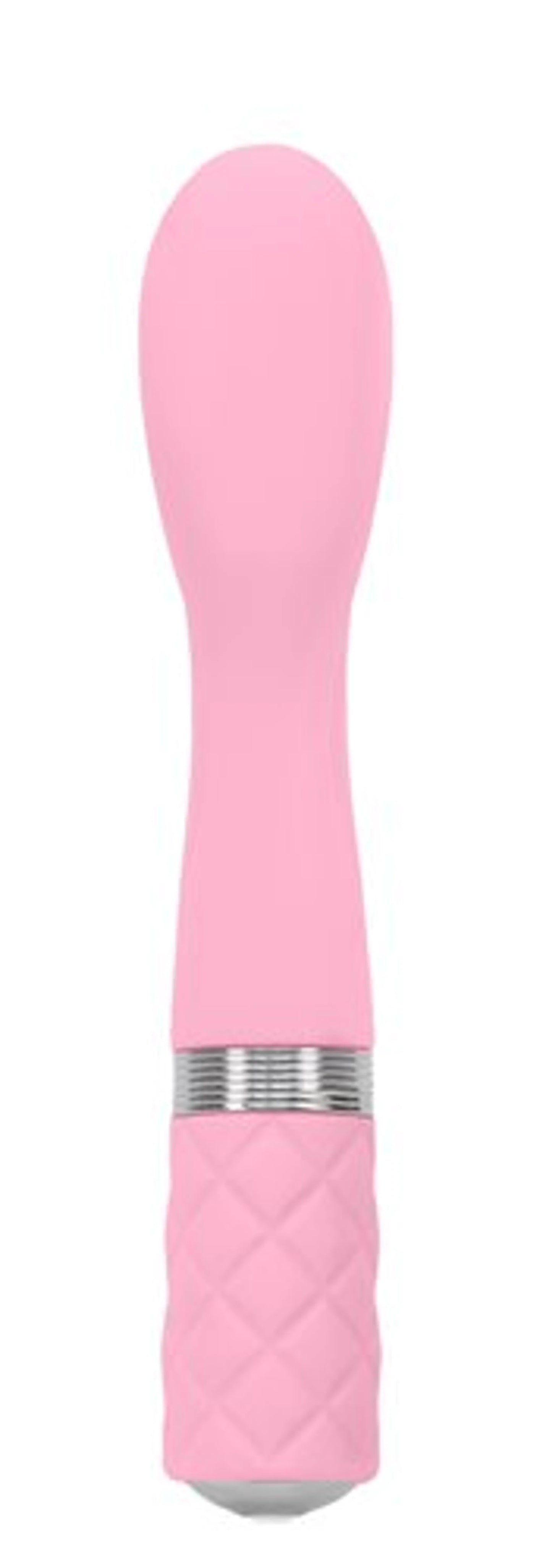 PILLOW TALK SASSY G SPOT VIBE W/SWAROVSKI CRYSTAL PINK