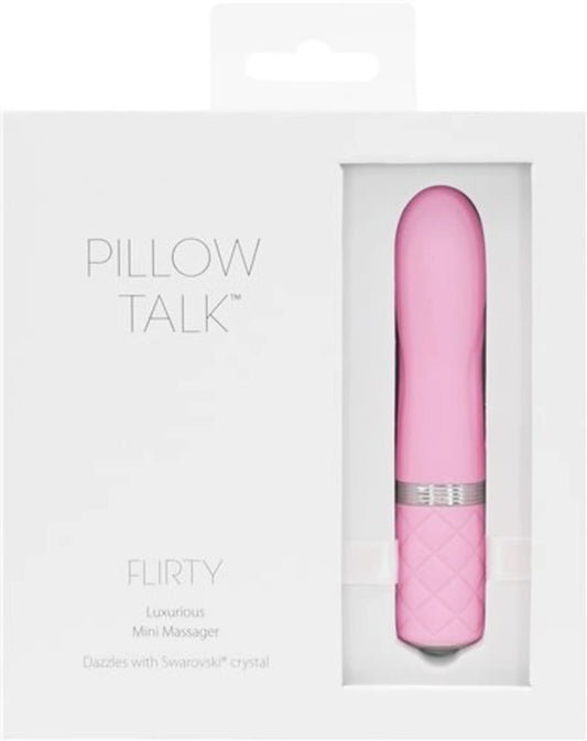 PILLOW TALK FLIRTY VIBE W/SWAROVSKI CRYSTAL PINK