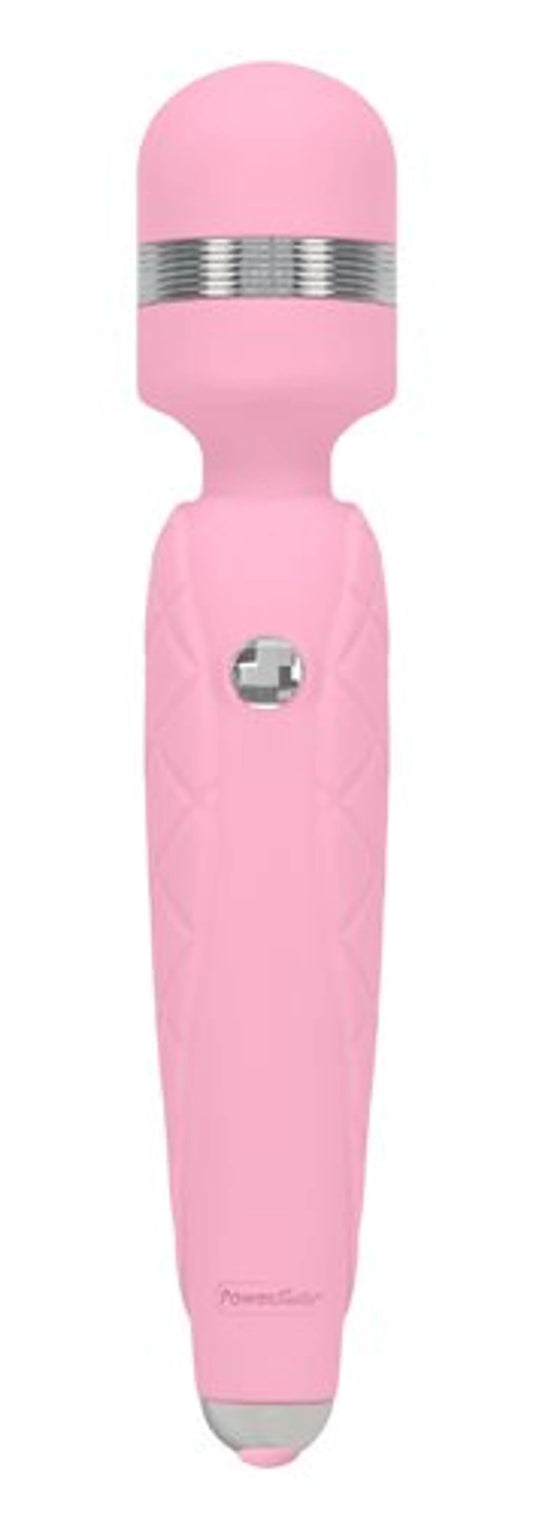 PILLOW TALK CHEEKY WAND W/SWAROVSKI CRYSTAL PINK