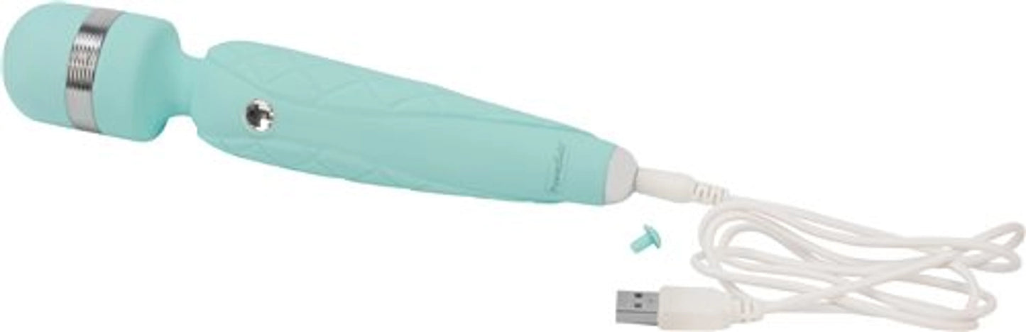PILLOW TALK CHEEKY WAND VIBE W/ SWAROVSKI CRYSTAL TEAL