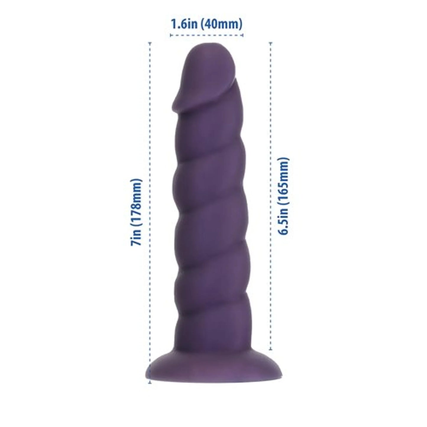 FANTASY ADDICTION 7IN UNICORN PURPLE W/ BULLET