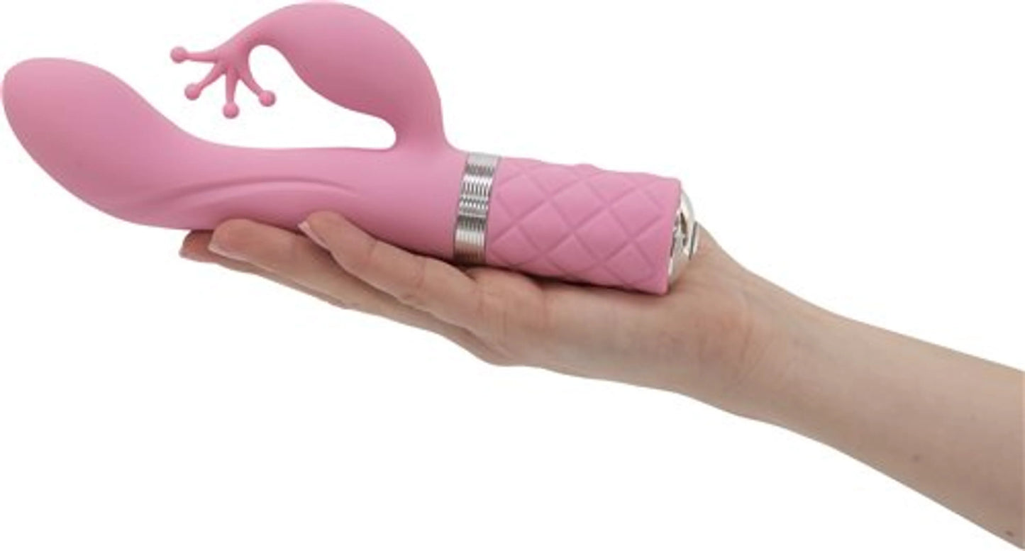 PILLOW TALK KINKY CLITORAL W/ SWAROVSKI CRYSTAL PINK