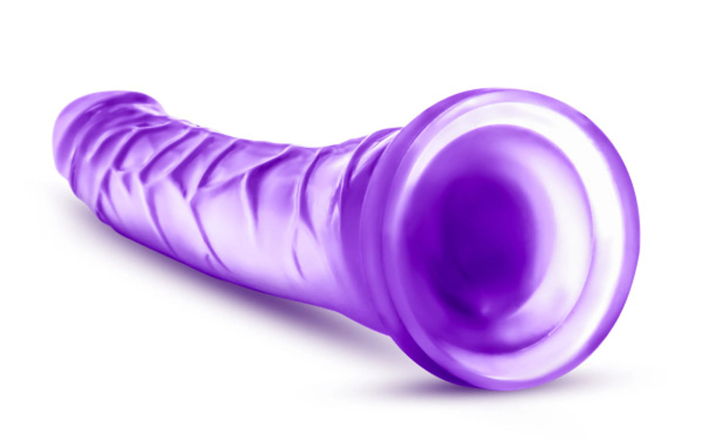 B YOURS SWEET N HARD 6 PURPLE DILDO