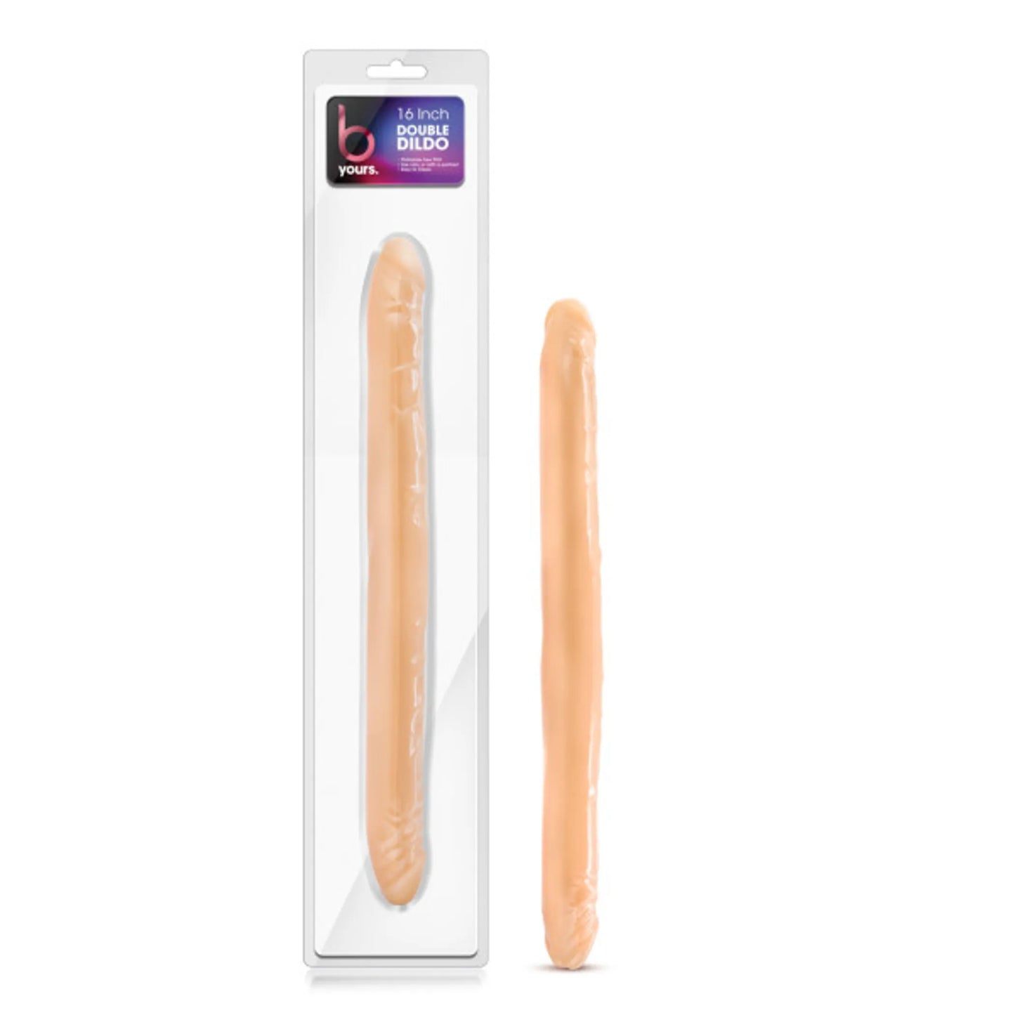 B YOURS 16 DOUBLE DILDO BEIGE "