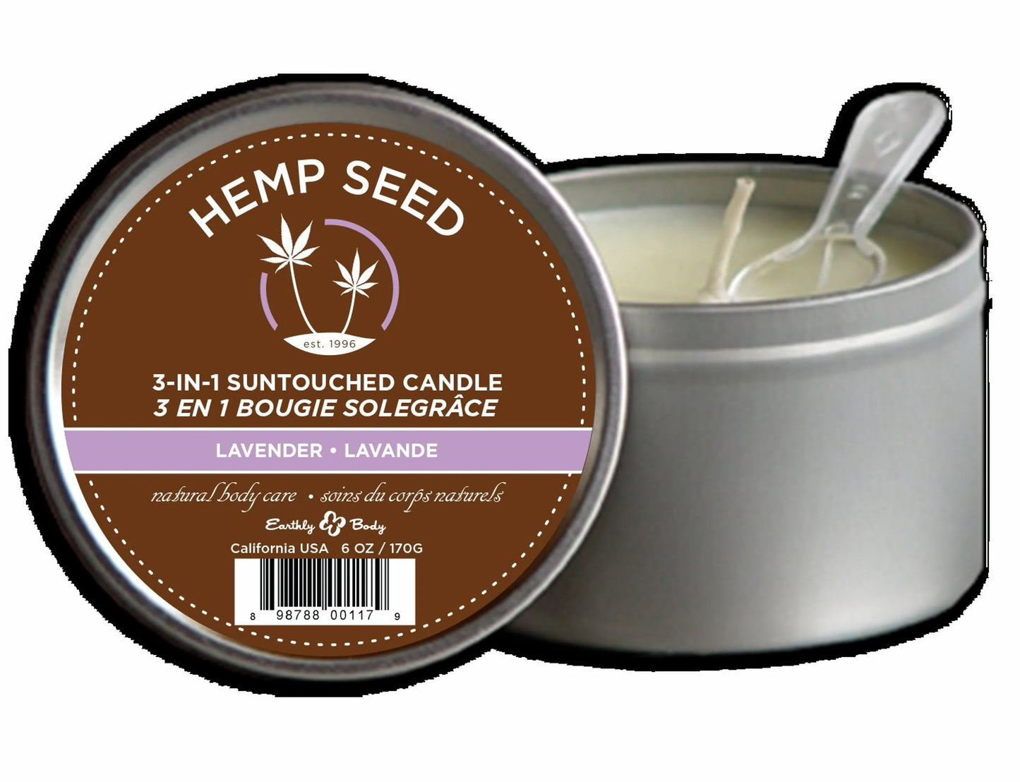 SUNTOUCHED CANDLES LAVENDER 6 OZ