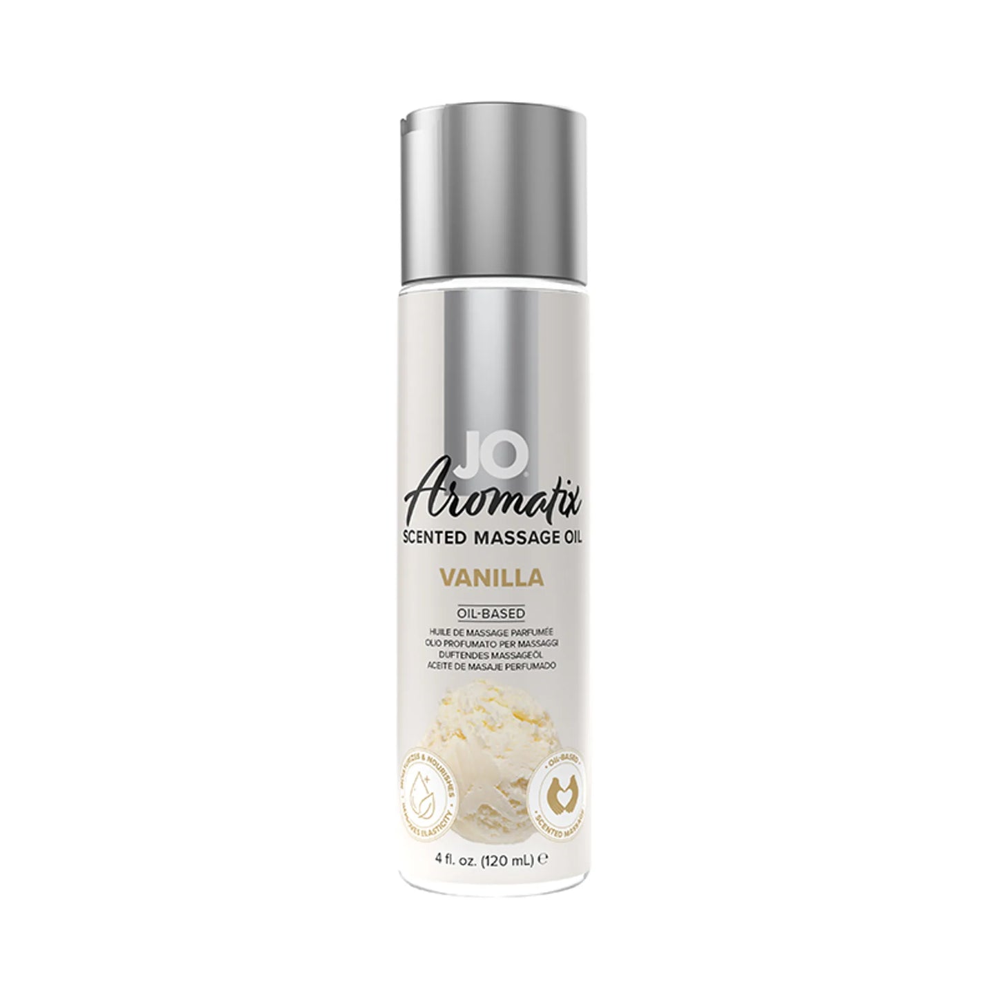 JO AROMATIX VANILLA MASSAGE OIL 4OZ