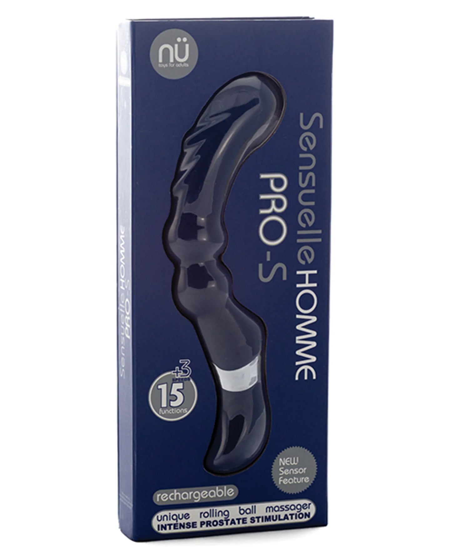 SENSUELLE HOMME PRO-S PROSTATE MASSAGER NAVY BLUE