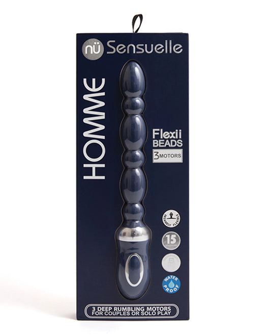 SENSUELLE HOMME FLEXII BEADS NAVY BLUE