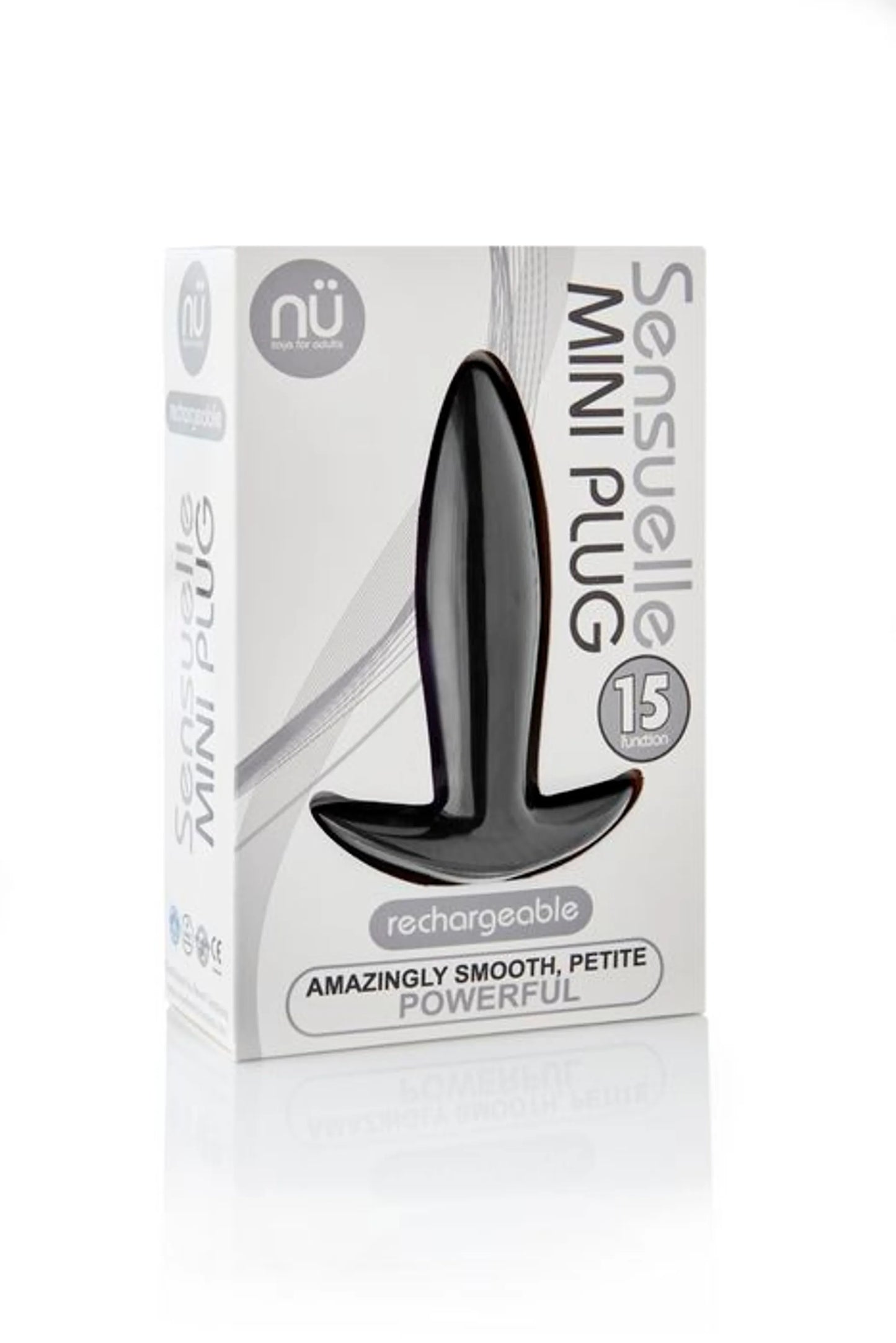 SENSUELLE MINI BUTT PLUG BLACK