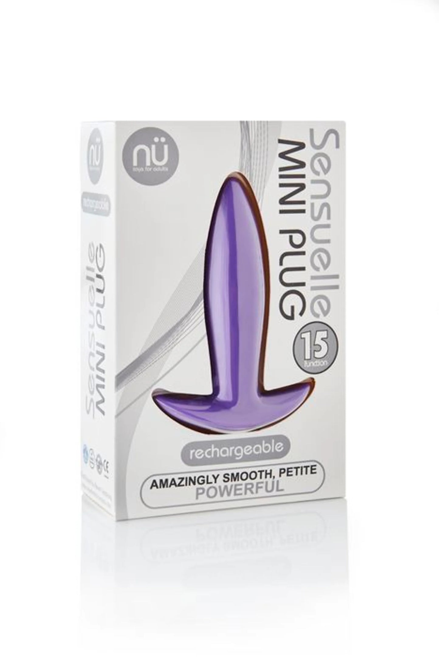 SENSUELLE MINI BUTT PLUG PURPLE