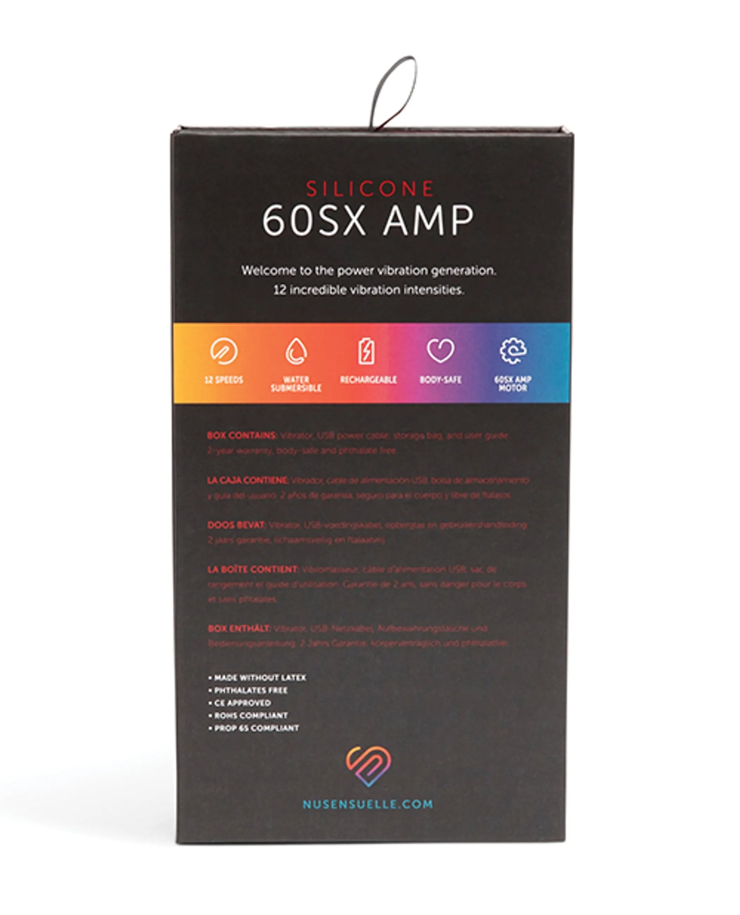 SENSUELLE 60SX AMP SILICONE BULLET CORAL