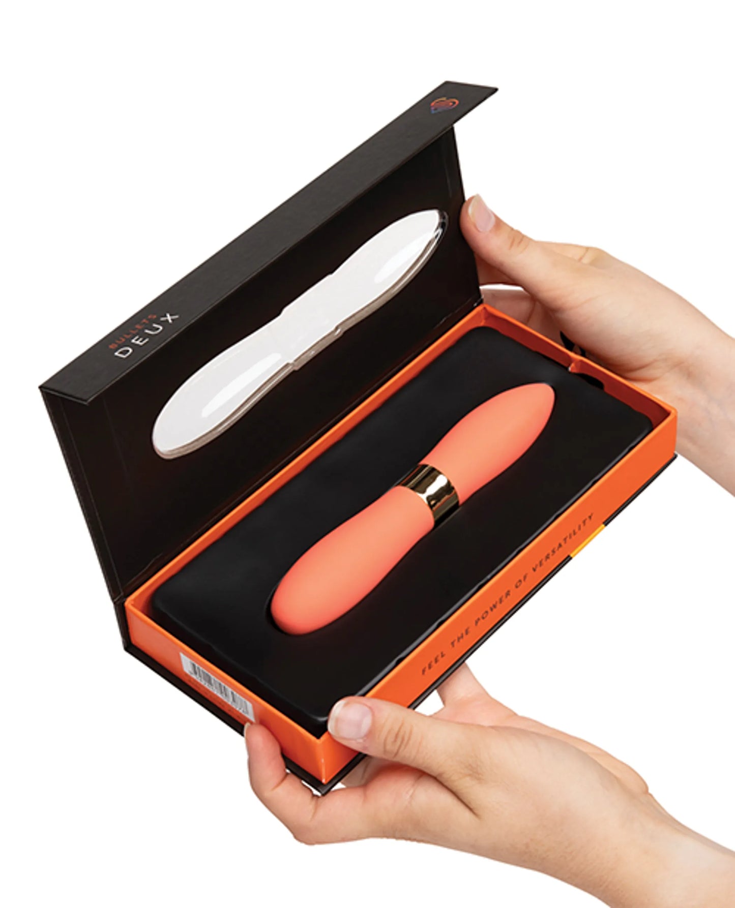 SENSUELLE DOUBLE ENDED DEUX BULLET CORAL
