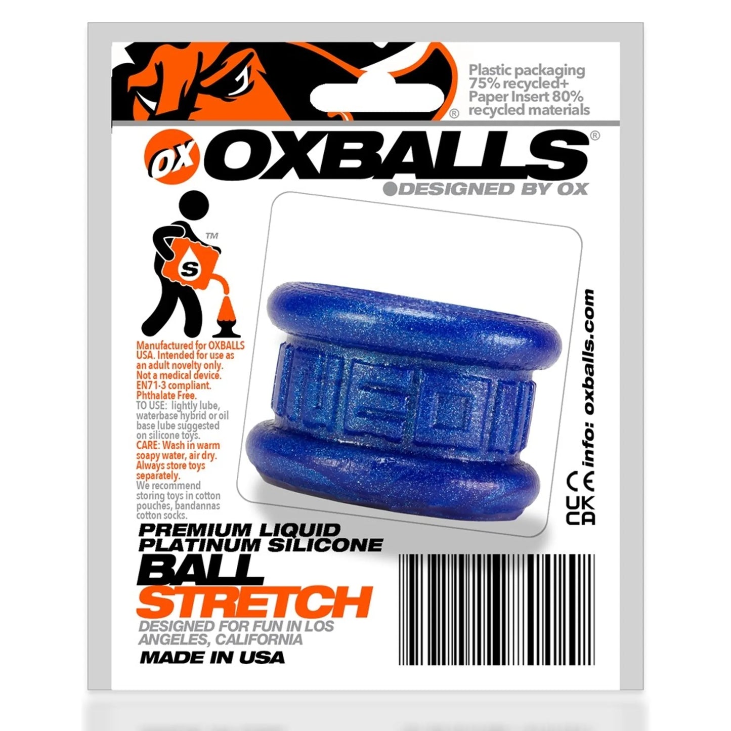NEO SHORT BALLSTRETCHER BLUEBALLS