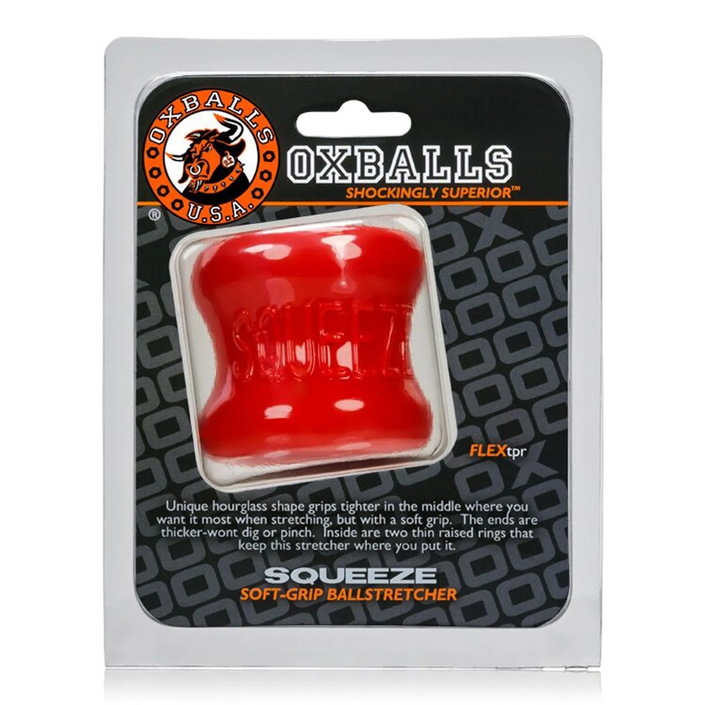 SQUEEZE BALL STRETCHER OXBALLS RED (NET)