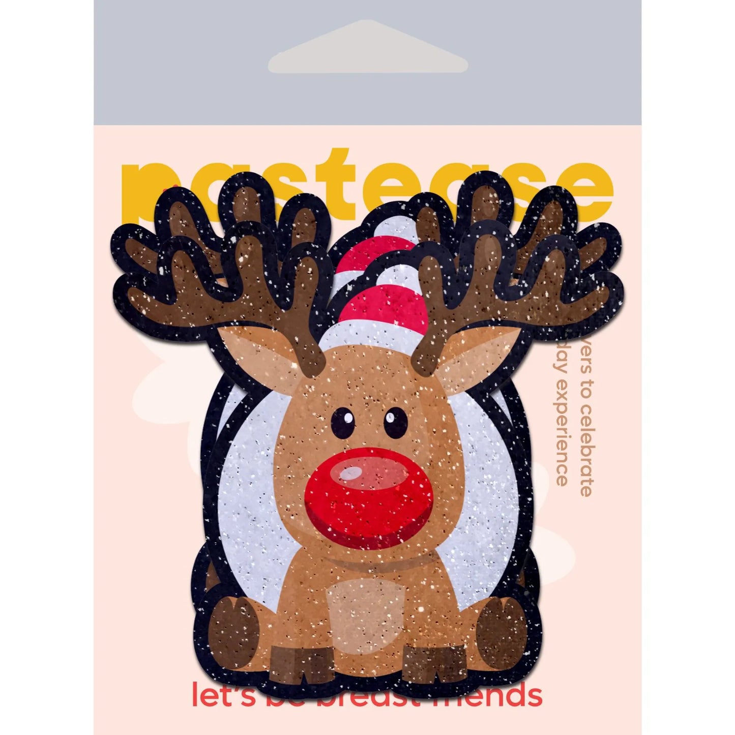 PASTEASE XMAS REINDEER RED NOSE RUDOLPH
