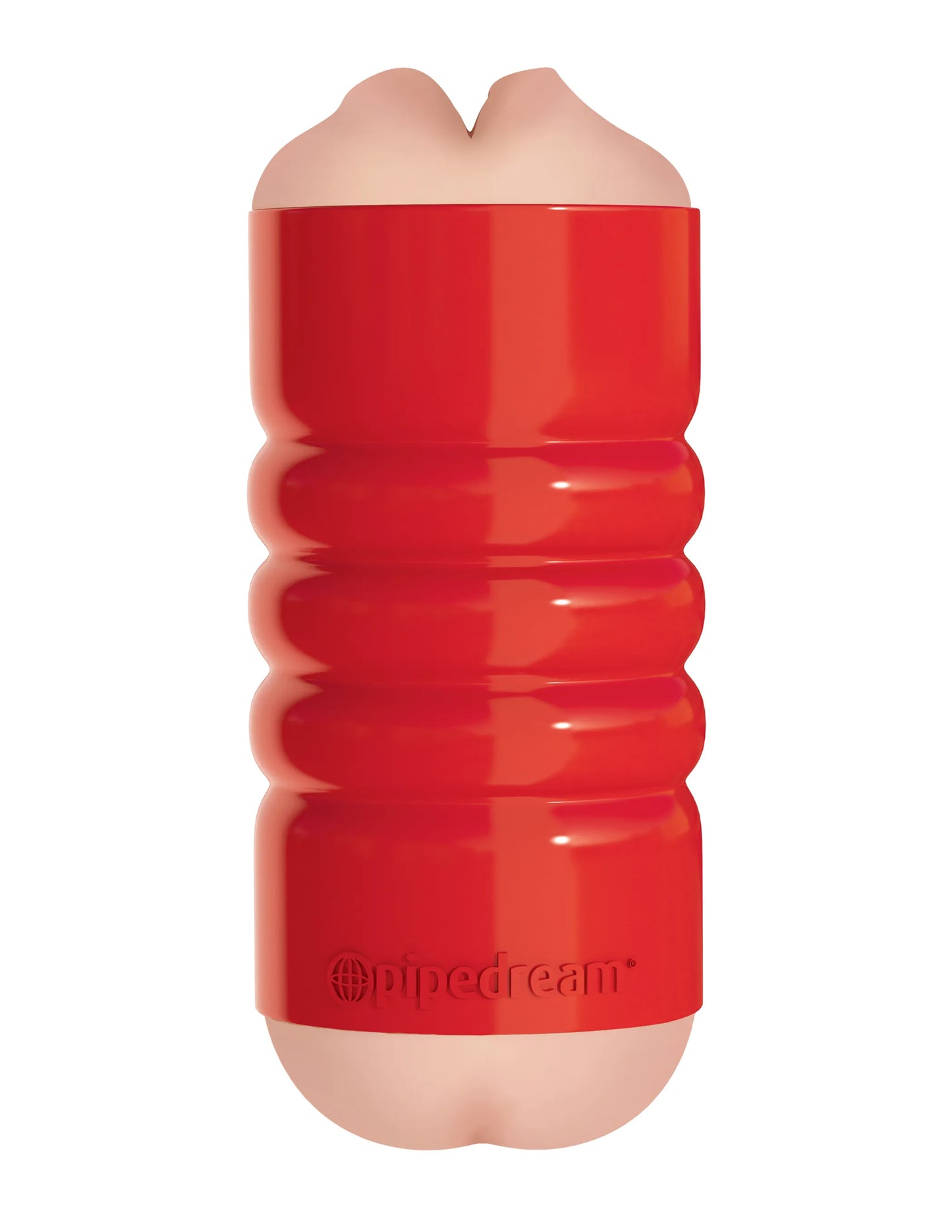 PDX EXTREME TIGHT GRIP MOUTH & ASS MASTURBATOR RED/LIGHT
