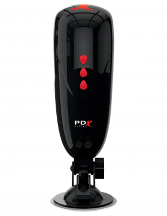 PDX ELITE DIRTY TALK STARTER STROKER LIGHT/BLACK