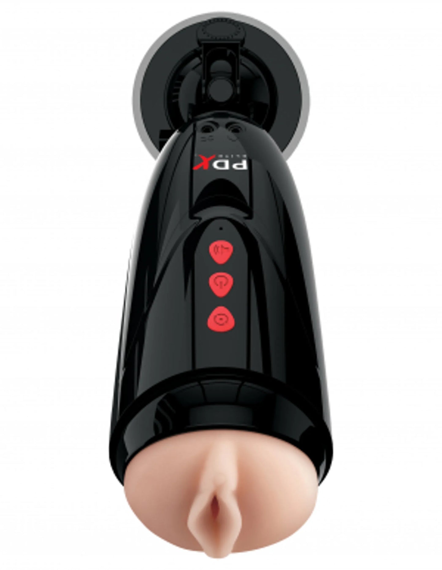 PDX ELITE DIRTY TALK STARTER STROKER LIGHT/BLACK