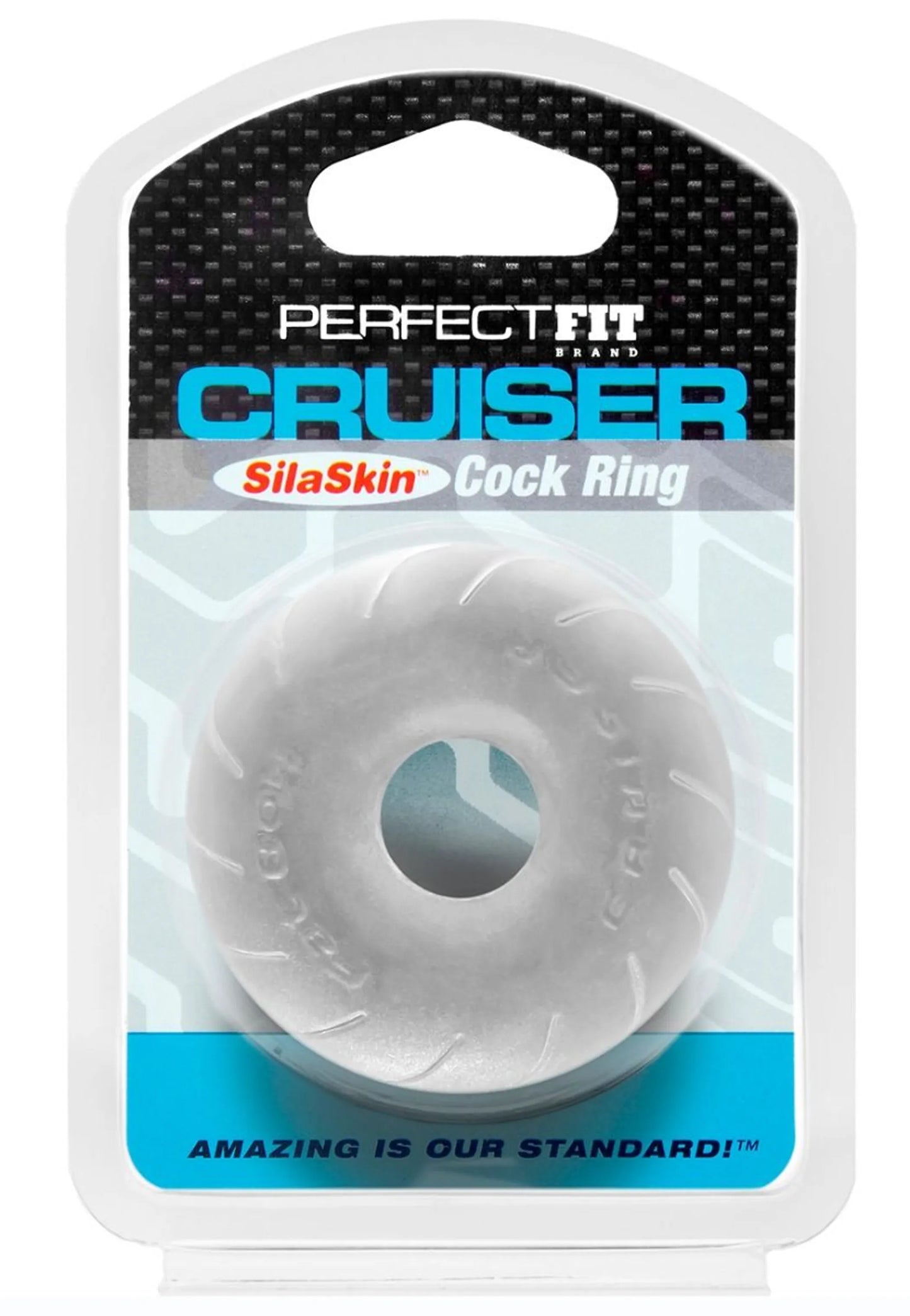 PERFECT FIT SILISKIN CRUISER RING 2.5 CLEAR "
