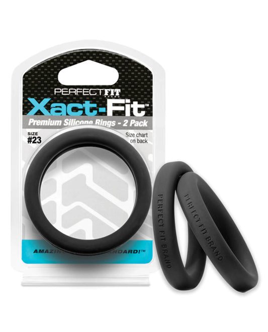 PERFECT FIT XACT-FIT #23 2 PK BLACK