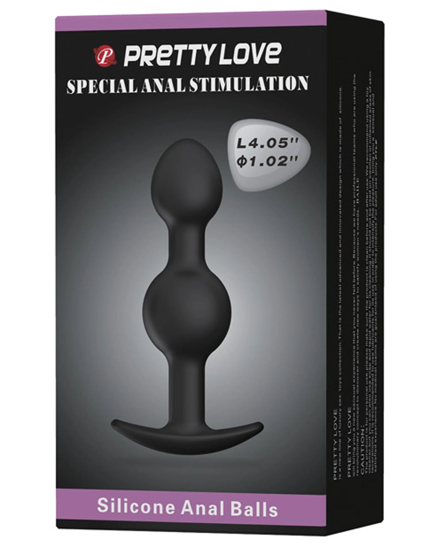 PRETTY LOVE SILICONE ANAL BALLS