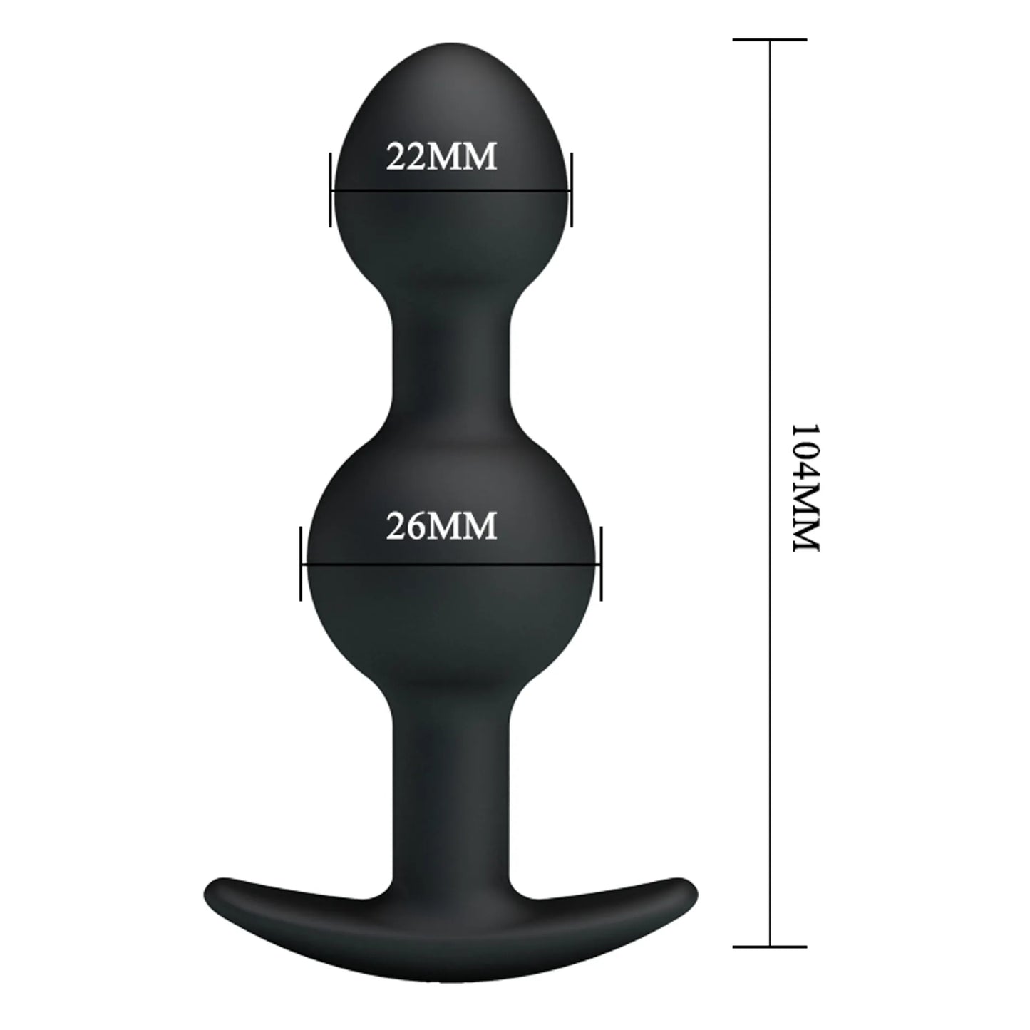 PRETTY LOVE SILICONE ANAL BALLS