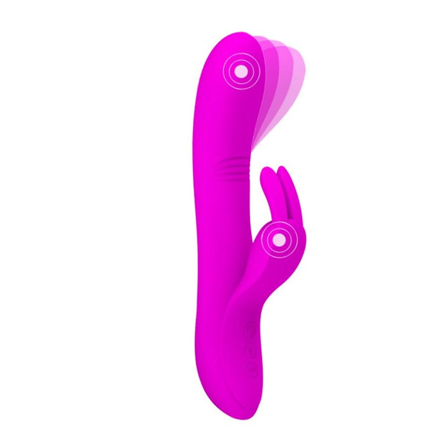 PRETTY LOVE DYLAN RABBIT VIBRATOR SILICONE