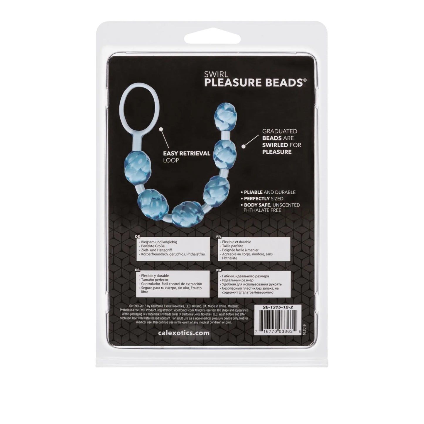 SWIRL PLEASURE BEADS TEAL