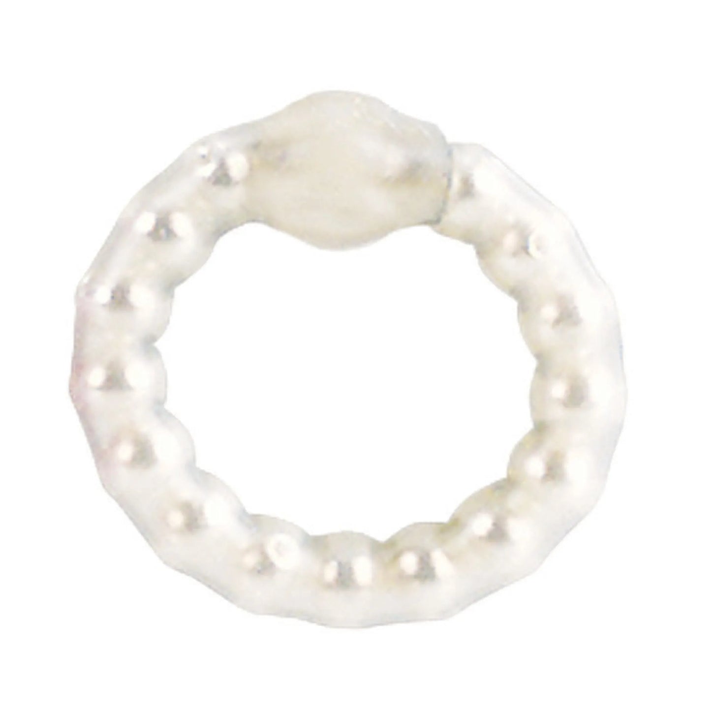 PEARL BEAD PROLONG RING WHITE