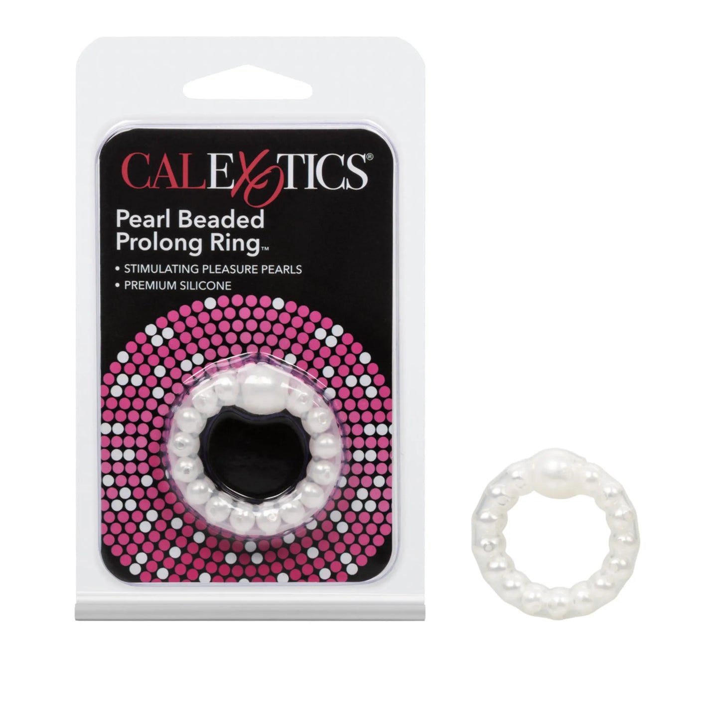 PEARL BEAD PROLONG RING WHITE