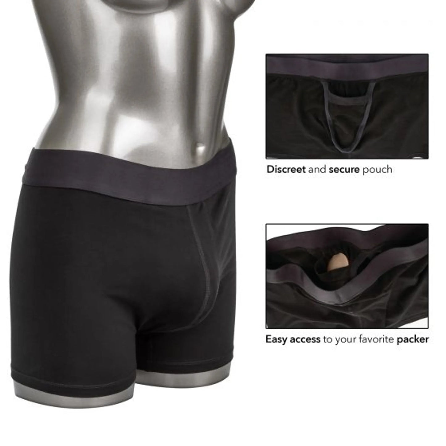PACKER GEAR BOXER BRIEF W/ PACKING POUCH M/L