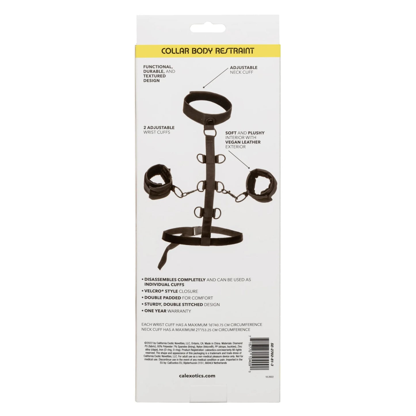 BOUNDLESS COLLAR RESTRAINT