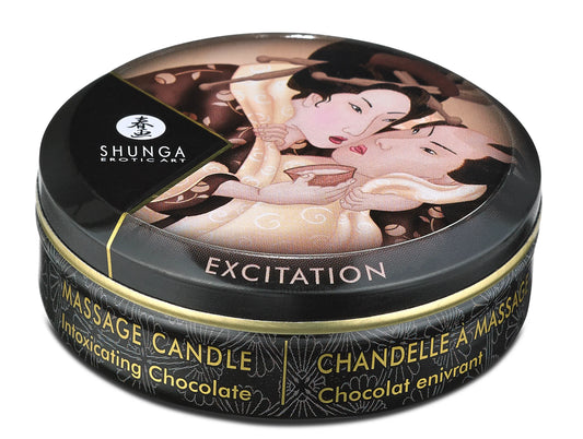 MINI MASSAGE CANDLE EXCITATION / INTOXICATING CHOCOLATE 1 OZ
