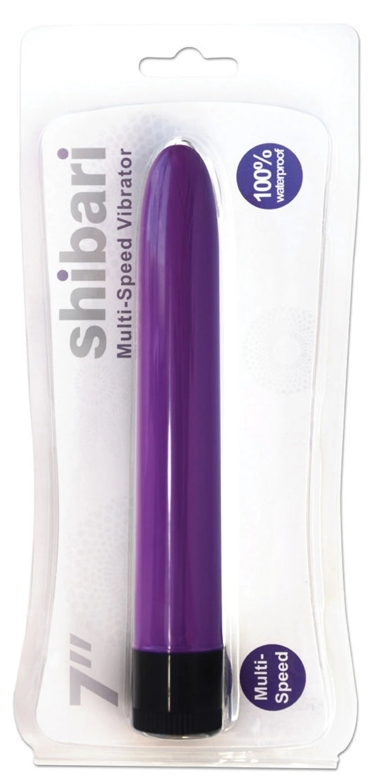 SHIBARI 7 MULTI SPEED VIBRATOR PURPLE "