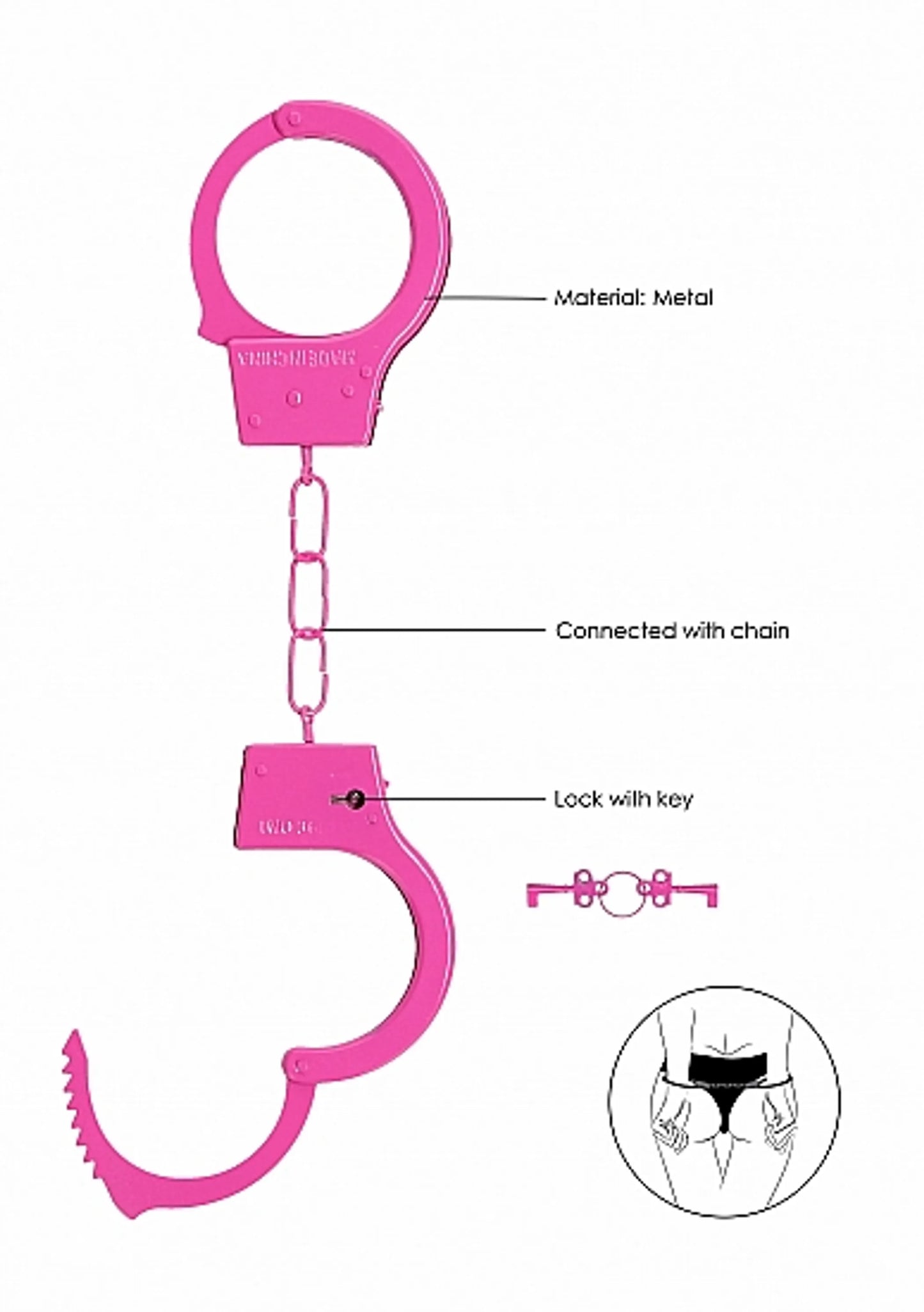 BEGINNER'S HANDCUFFS PINK