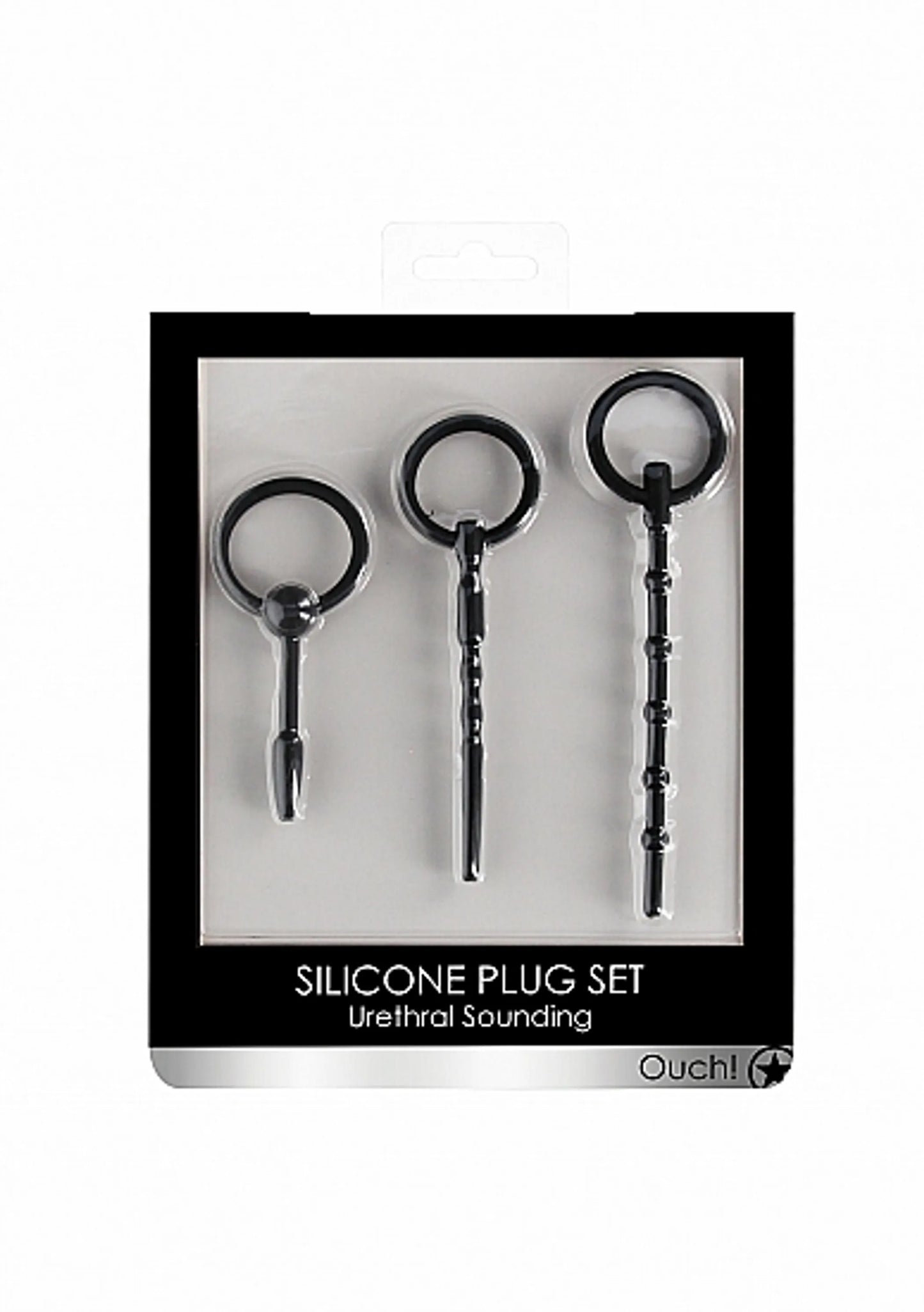 URETHRAL SOUNDING PLUG SET BLACK