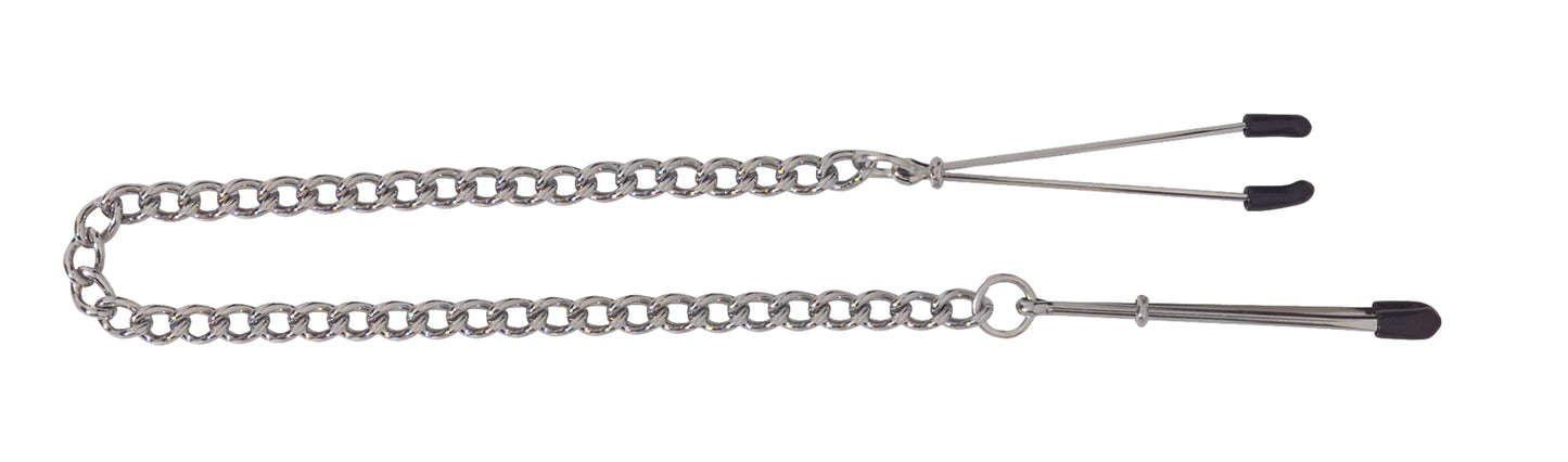 ADJUSTABLE CLAMP-TWEEZER W/ LINK CHAIN