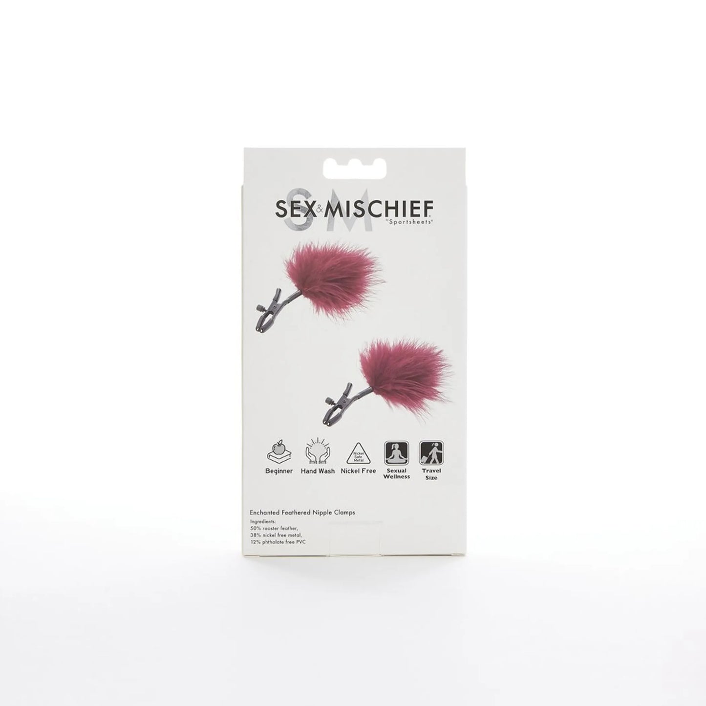 SEX & MISCHIEF ENCHANTED FEATHER NIPPLE CLAMPS