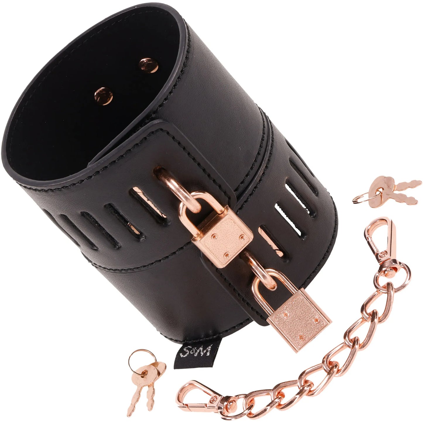 SEX & MISCHIEF BRAT LOCKING CUFFS