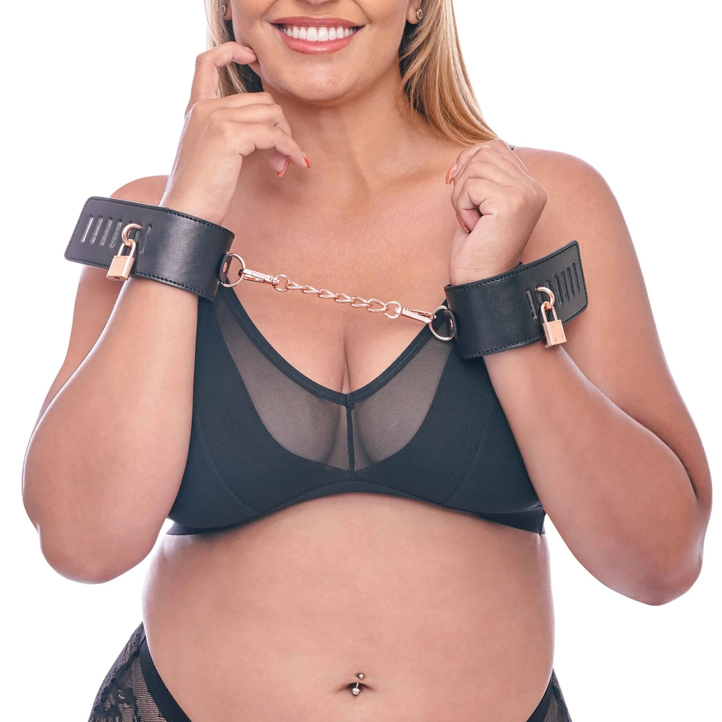 SEX & MISCHIEF BRAT LOCKING CUFFS