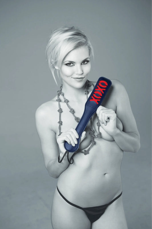 SEX & MISCHIEF XOXO PADDLE BLACK