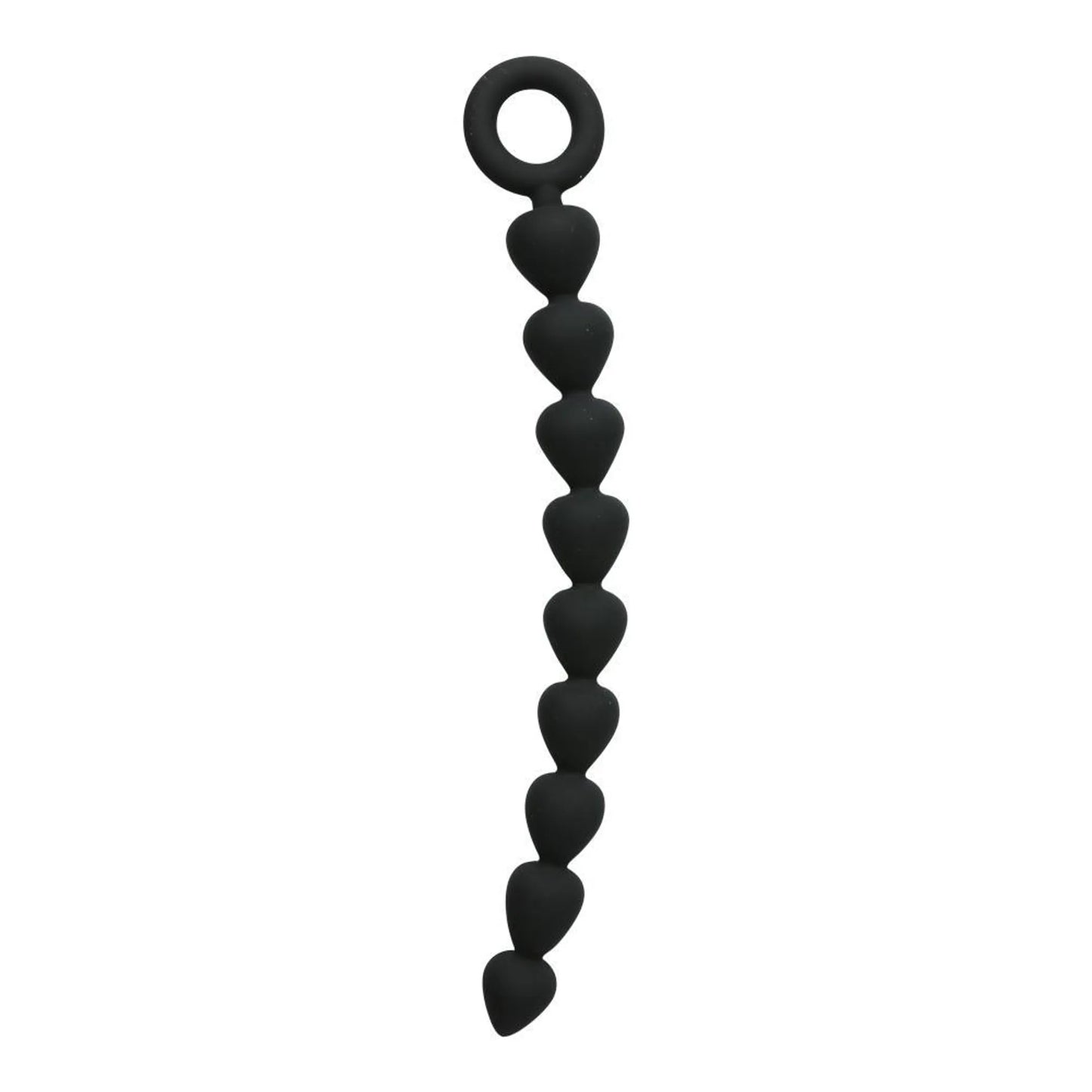 SEX & MISCHIEF BLACK SILICONE ANAL BEADS