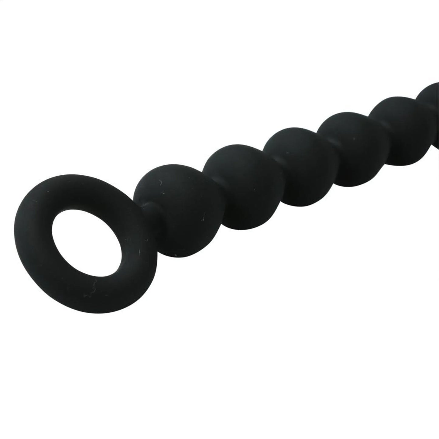 SEX & MISCHIEF BLACK SILICONE ANAL BEADS