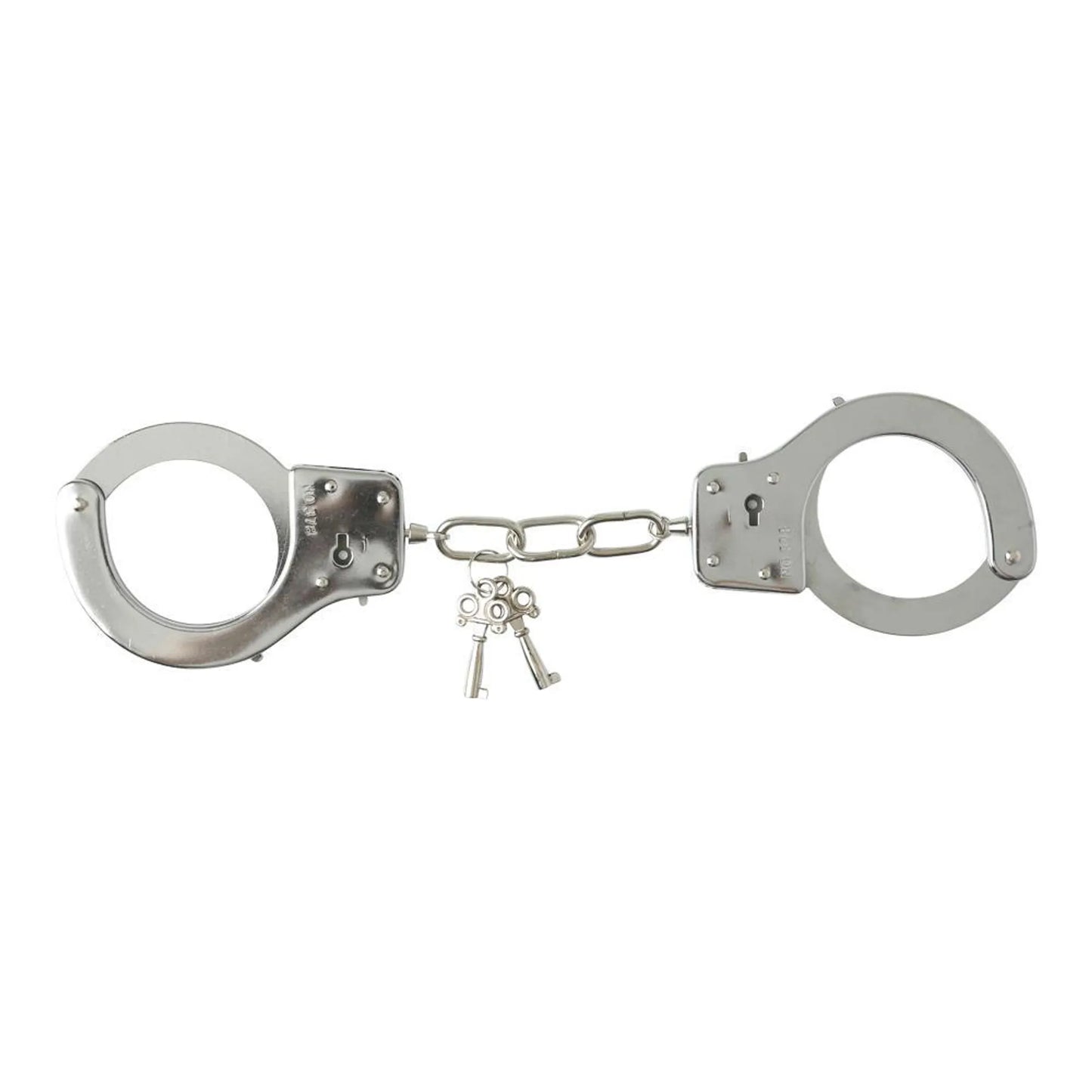 SEX & MISCHIEF METAL HANDCUFFS NICKEL FREE