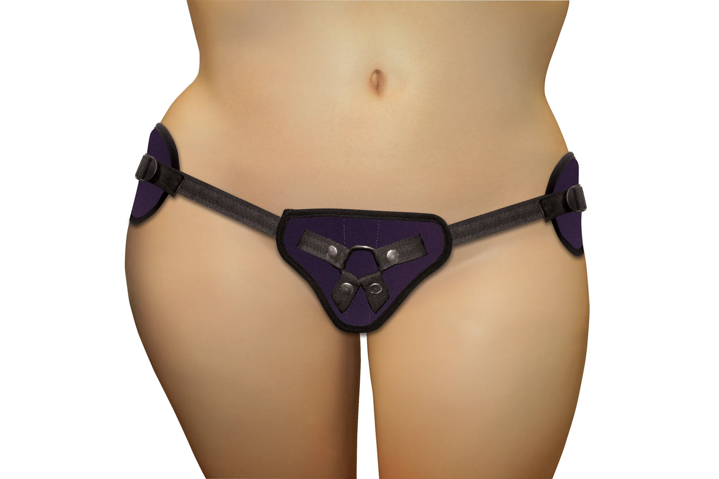 SS PLUS SIZE BEGINNERS PURPLE STRAP ON