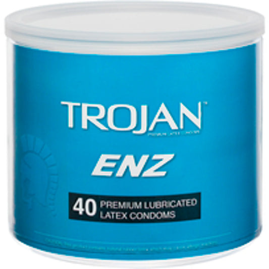 TROJAN ENZ LUBRICATED 40PC BOWL